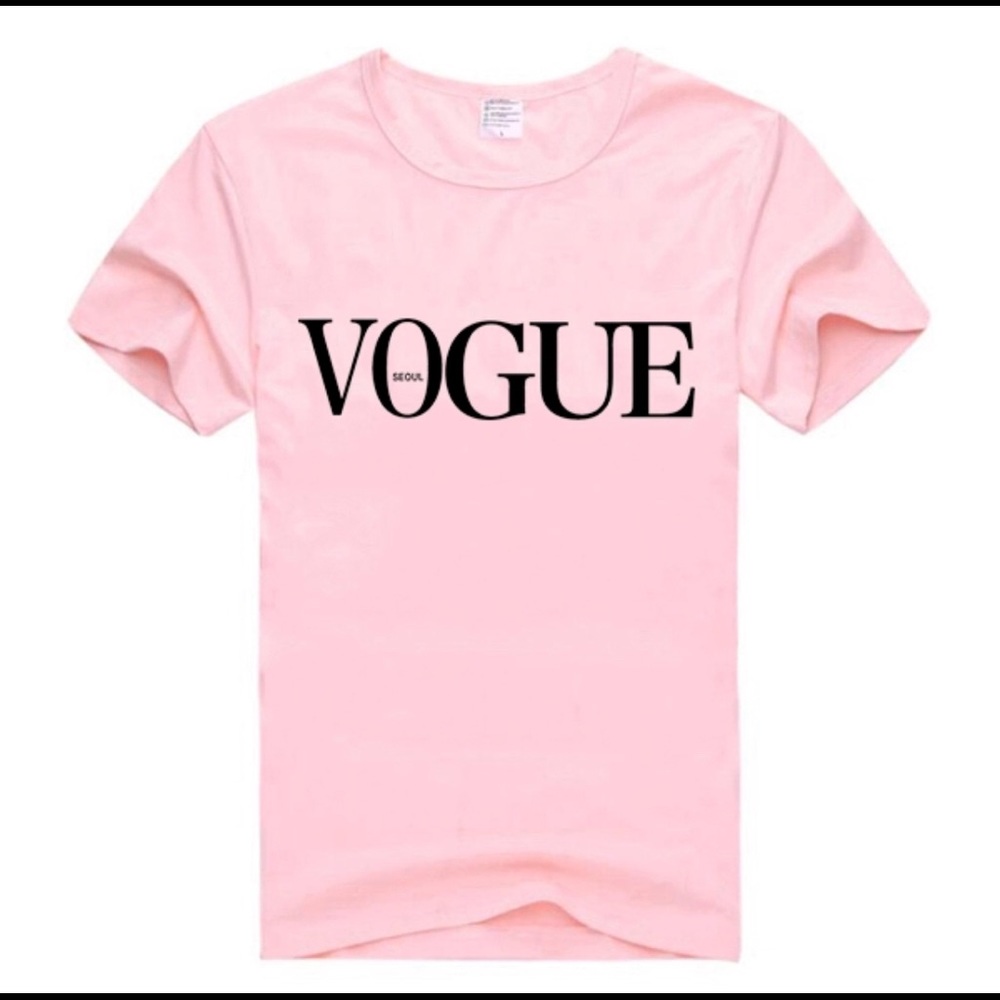 Vogue pink t-shirt